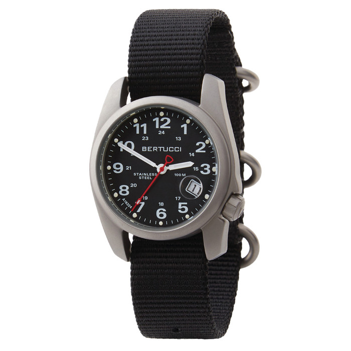 Bertucci A-1S Super Field Watch with Black Nylon Strap #10600 Bertucci A-1S Super Field Watch with Black Nylon Strap #10600