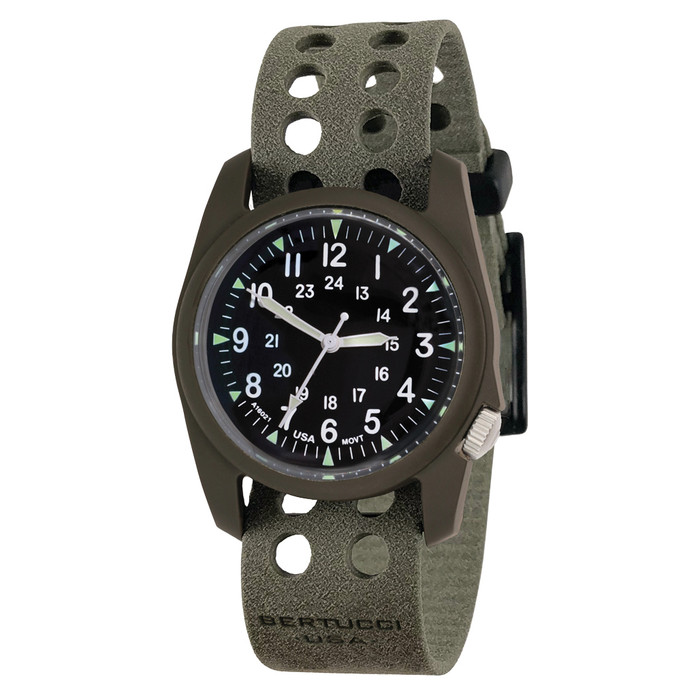 Bertucci A-2RA Retroform with USA Movement and Tridura Band #11606 Bertucci A-2RA Retroform with USA Movement and Tridura Band #11606