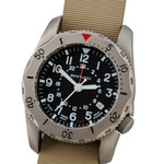 Bertucci A-2TR Field Pro GMT Black Dial with Khaki Rubber Strap #12132 Bertucci A-2TR Field Pro GMT Black Dial with Khaki Rubber Strap #12132