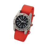 Bertucci A-2TR Field Pro Black Dial Watch with Orange Nylon Strap #12145 Bertucci A-2TR Field Pro Black Dial Watch with Orange Nylon Strap #12145