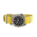 Bertucci A-2TR Field Pro Black Dial Watch with Yellow Italian Strap #12146 Bertucci A-2TR Field Pro Black Dial Watch with Yellow Italian Strap #12146
