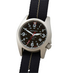 Bertucci A-7T Retrospec Solar Titanium Field Watch with Black Nylon Strap #12900 Bertucci A-7T Retrospec Solar Titanium Field Watch with Black Nylon Strap #12900