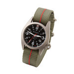 Bertucci A-7T Retrospec Solar Titanium Field Watch with Defender Drab Nylon Strap #12902 Bertucci A-7T Retrospec Solar Titanium Field Watch with Defender Drab Nylon Strap #12902