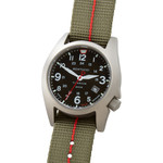 Bertucci A-7T Retrospec Solar Titanium Field Watch with Defender Drab Nylon Strap #12902 Bertucci A-7T Retrospec Solar Titanium Field Watch with Defender Drab Nylon Strap #12902