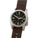 Bertucci A-7T Retrospec Solar Titanium Field Watch with Alpina Brown Leather Strap #12903 Bertucci A-7T Retrospec Solar Titanium Field Watch with Alpina Brown Leather Strap #12903