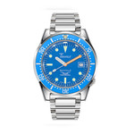 Squale 50 Atmos Swiss Automatic Polished Dive Watch with Blue Dial #1521OCN.SQ20L Squale 50 Atmos Swiss Automatic Polished Dive Watch with Blue Dial #1521OCN.SQ20L