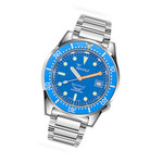 Squale 50 Atmos Swiss Automatic Polished Dive Watch with Blue Dial #1521OCN.SQ20L Squale 50 Atmos Swiss Automatic Polished Dive Watch with Blue Dial #1521OCN.SQ20L