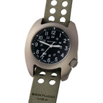 Bertucci D-3T Retroform Epic Field Watch with Black Dial and Tridura Strap #17022 Bertucci D-3T Retroform Epic Field Watch with Black Dial and Tridura Strap #17022