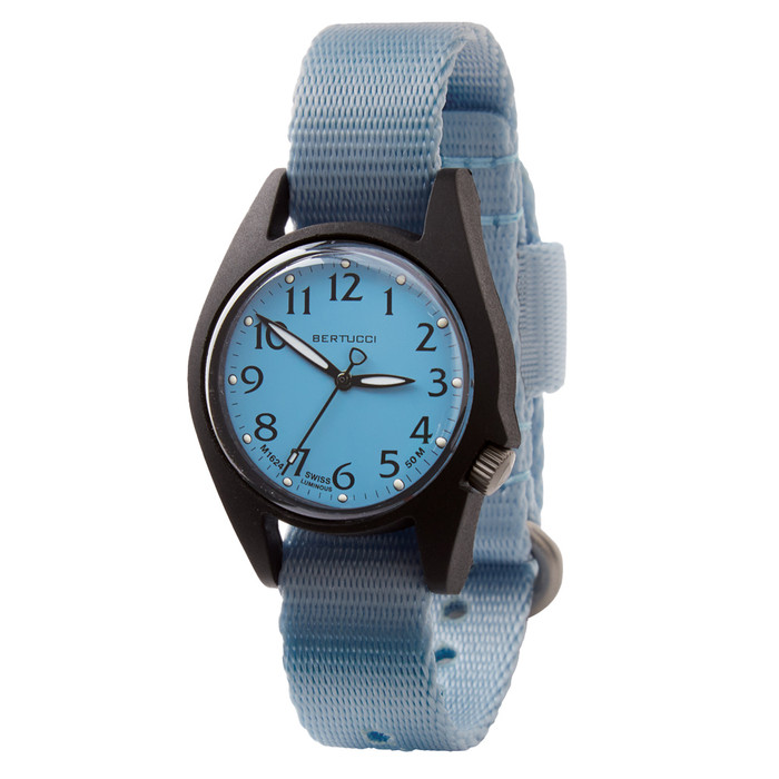 Bertucci M-2RA Women's Field Watch with Aquamarine Dial #18510 Bertucci M-2RA Women's Field Watch with Aquamarine Dial #18510