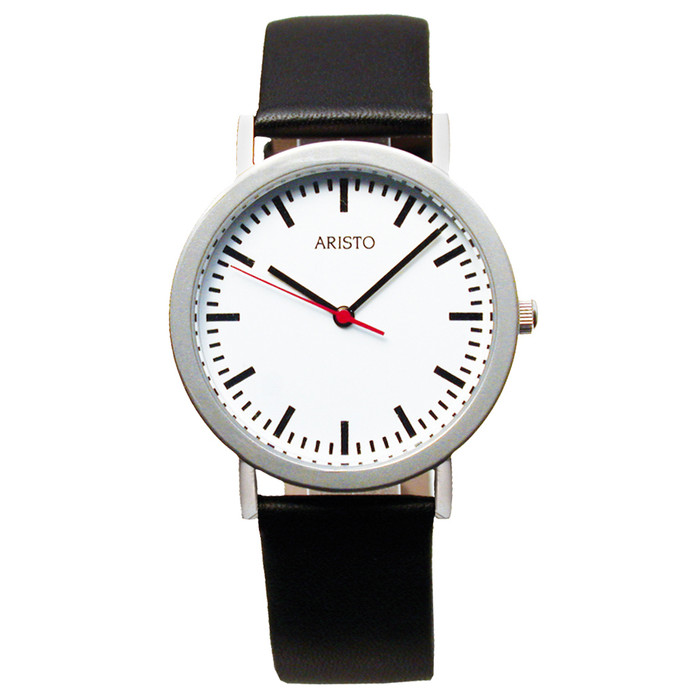 Aristo 36mm Bauhaus Railroad Watch #3H03 zoom Aristo 36mm Bauhaus Railroad Watch #3H03 zoom