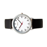Aristo 36mm Bauhaus Railroad Watch #3H03 side Aristo 36mm Bauhaus Railroad Watch #3H03 side