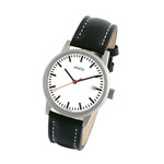 Aristo 39mm Bauhaus Railroad Watch #3H195 tilt Aristo 39mm Bauhaus Railroad Watch #3H195 tilt