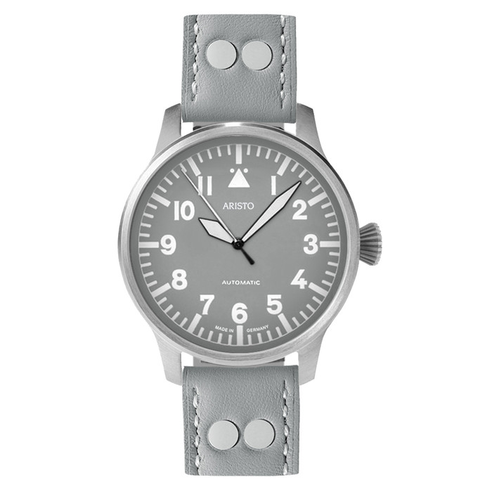 Aristo Swiss Automatic Pilot Watch with Grey A-Dial #3H230 Aristo Swiss Automatic Pilot Watch with Grey A-Dial #3H230
