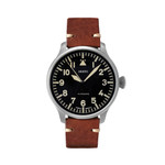 Aristo Swiss Automatic Pilot Watch with Black A-Dial #3H232 Aristo Swiss Automatic Pilot Watch with Black A-Dial #3H232