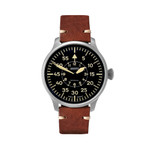 Aristo Swiss Automatic Pilot Watch with Black B-Dial #3H233 Aristo Swiss Automatic Pilot Watch with Black B-Dial #3H233