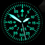 Aristo Swiss Automatic Pilot Watch with Black B-Dial #3H233 Aristo Swiss Automatic Pilot Watch with Black B-Dial #3H233