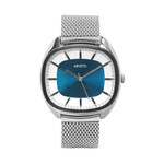Aristo 41mm Classic Dress Watch with Rectangular Face and Blue Dial #4H231-M Aristo 41mm Classic Dress Watch with Rectangular Face and Blue Dial #4H231-M