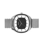 Aristo 36mm Classic Dress Watch with Rectangular Face and Black Dial #4H247-M side Aristo 36mm Classic Dress Watch with Rectangular Face and Black Dial #4H247-M side