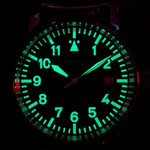 Aristo Blue Dial Flight Watch with Mesh Bracelet and a Sapphire Crystal #4H251-M lume Aristo Blue Dial Flight Watch with Mesh Bracelet and a Sapphire Crystal #4H251-M lume