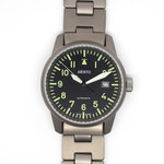 Aristo 40mm Titanium Swiss Automatic Aviator Watch #5H101TIBI Aristo 40mm Titanium Swiss Automatic Aviator Watch #5H101TIBI