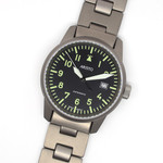 Aristo 40mm Titanium Swiss Automatic Aviator Watch #5H101TIBI Aristo 40mm Titanium Swiss Automatic Aviator Watch #5H101TIBI