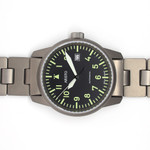 Aristo 40mm Titanium Swiss Automatic Aviator Watch #5H101TIBI Aristo 40mm Titanium Swiss Automatic Aviator Watch #5H101TIBI