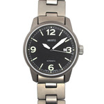 Aristo 40mm Titanium Swiss Automatic Aviator Watch #5H67TIBI Aristo 40mm Titanium Swiss Automatic Aviator Watch #5H67TIBI