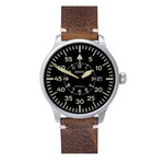 Aristo Vintage Flieger with Swiss Automatic Movement and Black Dial #7H117 zoom Aristo Vintage Flieger with Swiss Automatic Movement and Black Dial #7H117 zoom