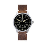 Aristo Vintage Flieger with Swiss Automatic Movement and Black Dial #7H117 Aristo Vintage Flieger with Swiss Automatic Movement and Black Dial #7H117