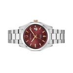 Bulova Surveyor Automatic Watch with Sunburst Maroon Dial #98B422 Bulova Surveyor Automatic Watch with Sunburst Maroon Dial #98B422