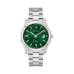 Bulova Surveyor Automatic Watch with Sunburst Green Dial #96B429 Bulova Surveyor Automatic Watch with Sunburst Green Dial #96B429