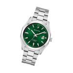 Bulova Surveyor Automatic Watch with Sunburst Green Dial #96B429 Bulova Surveyor Automatic Watch with Sunburst Green Dial #96B429