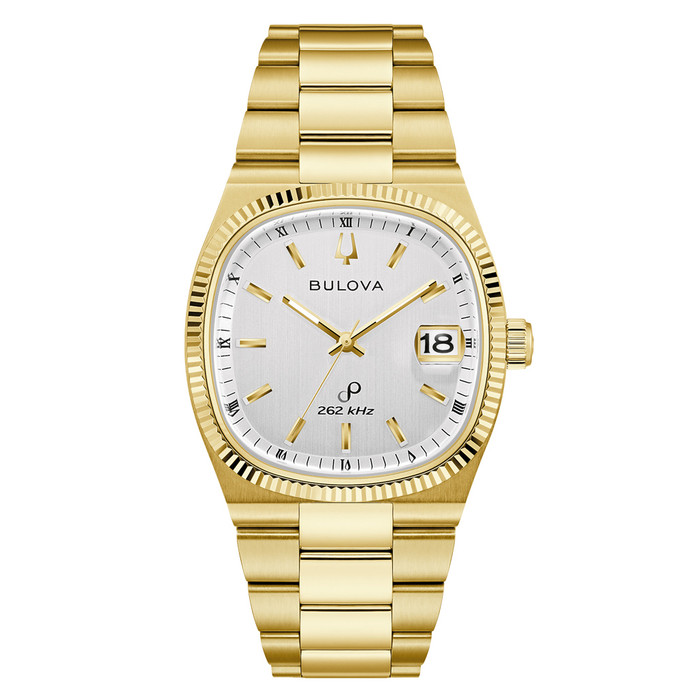 Bulova Super Seville Day-Date Gold-tone with White Dial #97B223 Bulova Super Seville Day-Date Gold-tone with White Dial #97B223