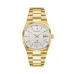 Bulova Super Seville Day-Date Gold-tone with White Dial #97B223 Bulova Super Seville Day-Date Gold-tone with White Dial #97B223