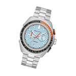 Bulova Racer Chronograph with Blue Dial and Orange Accents #98B432 Bulova Racer Chronograph with Blue Dial and Orange Accents #98B432