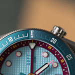 ADPT Series 1 GMT Titanium Field Watch with Aqua Berry Dial #ADPT-DT-AB ADPT Series 1 GMT Titanium Field Watch with Aqua Berry Dial #ADPT-DT-AB