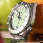 ADPT Series 1 GMT Titanium Field Watch with Mossy Shale Dial #ADPT-DT-MS ADPT Series 1 GMT Titanium Field Watch with Mossy Shale Dial #ADPT-DT-MS