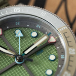 ADPT Series 1 GMT Titanium Field Watch with Mossy Shale Dial #ADPT-DT-MS ADPT Series 1 GMT Titanium Field Watch with Mossy Shale Dial #ADPT-DT-MS