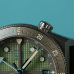 ADPT Series 1 GMT Titanium Field Watch with Mossy Shale Dial #ADPT-DT-MS ADPT Series 1 GMT Titanium Field Watch with Mossy Shale Dial #ADPT-DT-MS