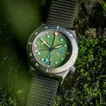 ADPT Series 1 GMT Titanium Field Watch with Mossy Shale Dial #ADPT-DT-MS ADPT Series 1 GMT Titanium Field Watch with Mossy Shale Dial #ADPT-DT-MS