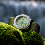 ADPT Series 1 GMT Titanium Field Watch with Mossy Shale Dial #ADPT-DT-MS ADPT Series 1 GMT Titanium Field Watch with Mossy Shale Dial #ADPT-DT-MS