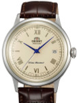 Orient 2nd-Gen Automatic Dress Watch with Cream Dial, Blue Hands #AC00009N Orient 2nd-Gen Automatic Dress Watch with Cream Dial, Blue Hands #AC00009N