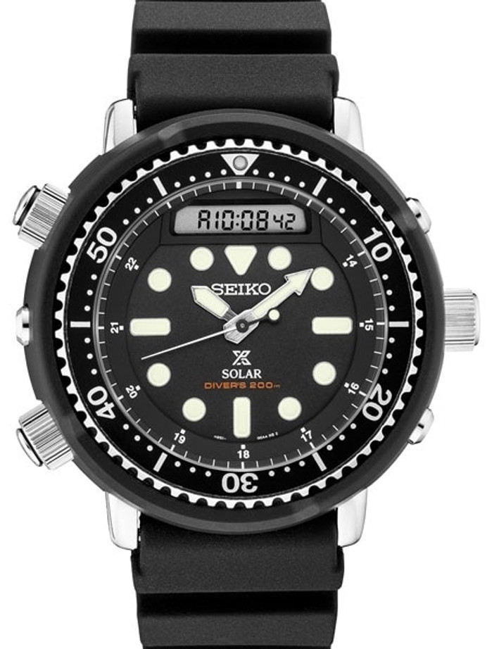 Seiko "Arnie" Prospex Tuna Dive Watch with Solar Movement and 47.5mm Case #SNJ025 Seiko "Arnie" Prospex Tuna Dive Watch with Solar Movement and 47.5mm Case #SNJ025