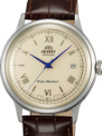 Orient 2nd-Gen Automatic Dress Watch with Cream Dial, Blue Hands #AC00009N Orient 2nd-Gen Automatic Dress Watch with Cream Dial, Blue Hands #AC00009N
