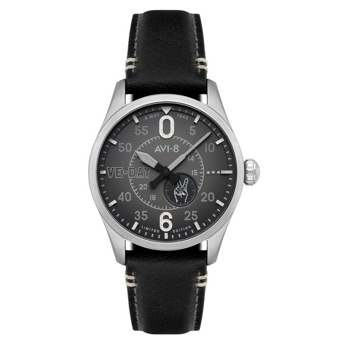 AVI-8 Spitfire Type 300 VE-Day 80th LE Valour Midnight Watch #AV-4073-01 AVI-8 Spitfire Type 300 VE-Day 80th LE Valour Midnight Watch #AV-4073-01