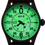 AVI-8 Spitfire Type 300 VE-Day 80th LE Valour Canvas Watch #AV-4073-02 AVI-8 Spitfire Type 300 VE-Day 80th LE Valour Canvas Watch #AV-4073-02