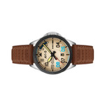 AVI-8 P-51 Mustang Patriot VE-Day 80th LE Victory Cream Watch #AV-4082-04 AVI-8 P-51 Mustang Patriot VE-Day 80th LE Victory Cream Watch #AV-4082-04