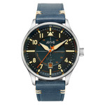 AVI-8 Hawker Hurricane Kent Automatic Sussex with Blue Dial #AV-4094-02 AVI-8 Hawker Hurricane Kent Automatic Sussex with Blue Dial #AV-4094-02