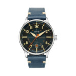 AVI-8 Hawker Hurricane Kent Automatic Sussex with Blue Dial #AV-4094-02 AVI-8 Hawker Hurricane Kent Automatic Sussex with Blue Dial #AV-4094-02