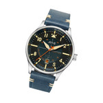 AVI-8 Hawker Hurricane Kent Automatic Sussex with Blue Dial #AV-4094-02 AVI-8 Hawker Hurricane Kent Automatic Sussex with Blue Dial #AV-4094-02
